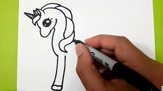 Unicorn Çizimi?Kolay Çizimler