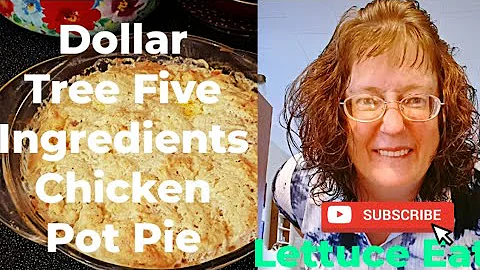 Dollar Tree Homemade Chicken Pot Pie #chicken #dinner #food #lettuceeat