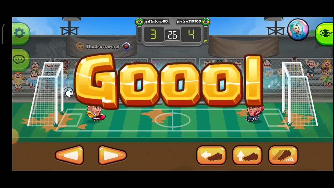 jogando o jogo de futebol de cabeça - YouTube