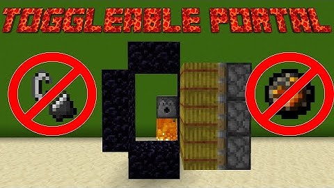 Simple Toggleable Nether Portal No Consumables Fire Spread @ilmango Minecraft Java 1.19