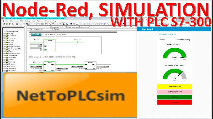 SIMATIC Manager V5.6 connect with Node-Red Dashboard Simulation