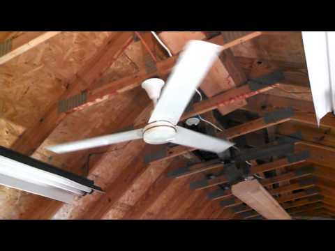 Dayton/Leading Edge industrial/commercial Ceiling Fan (garage Dayton testing 1)