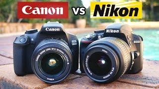 Canon T6 vs Nikon D3300 - Which is the best beginner DSLR?