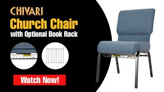 Durable Church Chairs with Smart Storage — Built for Comfort & Versatility