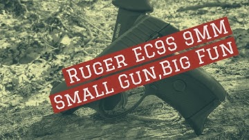 Ruger EC9S. Down By The River Doin Some Shootin