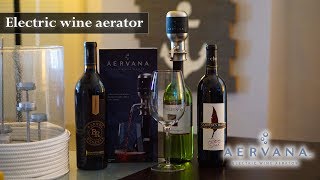 Aervana Electric Wine Aerator Review | One Touch Wine Aerator | Home Gadgets