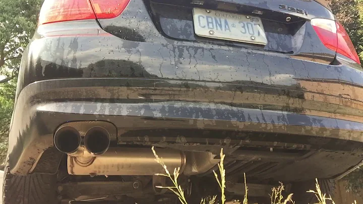 BMW E90 323i Custom Exhaust!