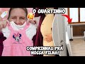 Tour por onde será o quarto da nossa filha + Comprinhas pra ela ♥