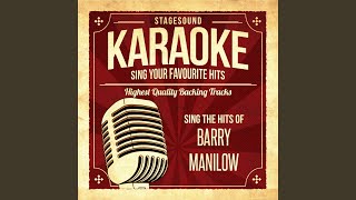 Video thumbnail of "Stagesound Karaoke - I Should Care (Originally Performed By Barry Manilow) (Karaoke Version)"