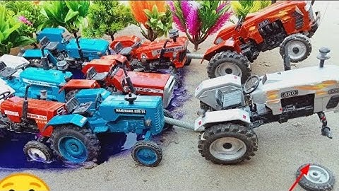 diy tractor stuck in mud mini science project part 41@kp hacks l mini creative ll