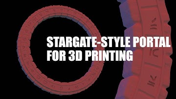 Rebuilding my Stargate Portal in #Blender3d