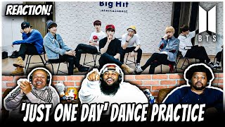 BTS 'Just one day' dance practice REACTION