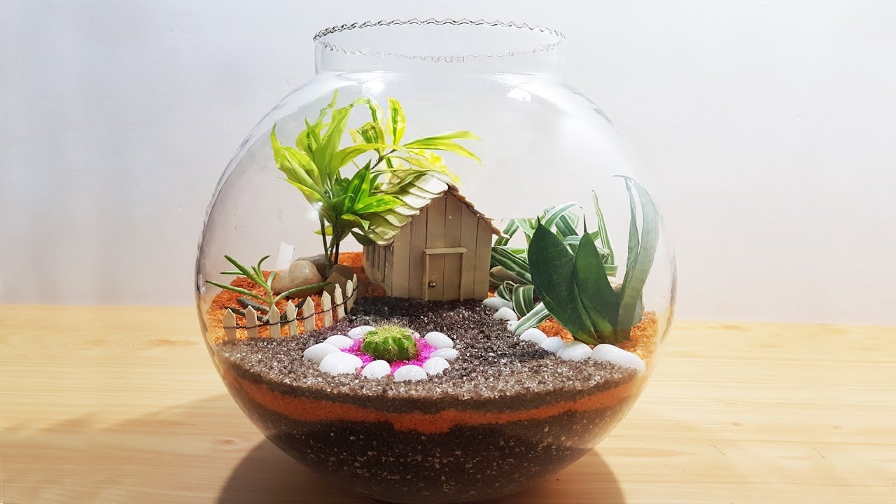 How to Make a Terrarium, Terrarium Ideas, Indoor Home Garden, Indoor  plants