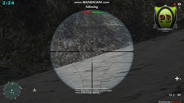 COD2 Sniper Server; Player DeniszAKomisz (aka DeathRacer) caught using a Wallhack (1).