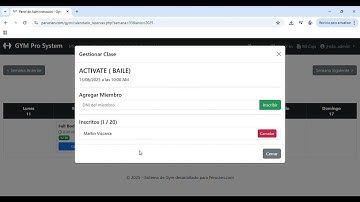 Sistema de Gestión para Gimnasios 2025 - Demo Completa (PHP y MySQL)