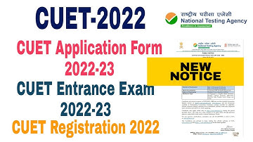 How to Fill cuet application form 2022 | cucet application form 2022 | cuet admission form 2022