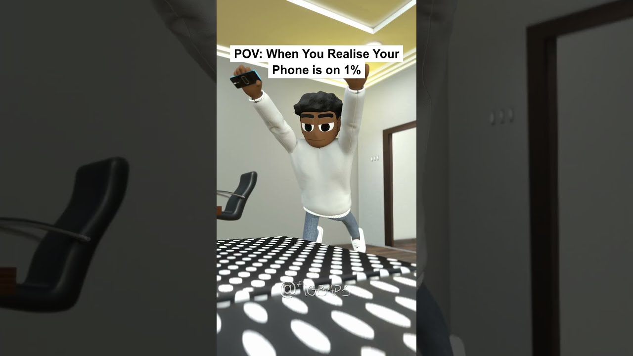 POV When You Realise Your Phone Is On 1 