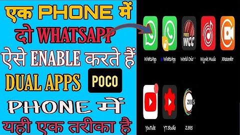 How To Enable Dual Apps In Poco X2/M2 pro || Poco Phone me Dual Apps Enable Karein || All About TECH