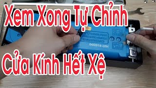 Cách Chỉnh Cửa Kính Thủy Lực Bị Xệ Bằng Bản Lề Sàn