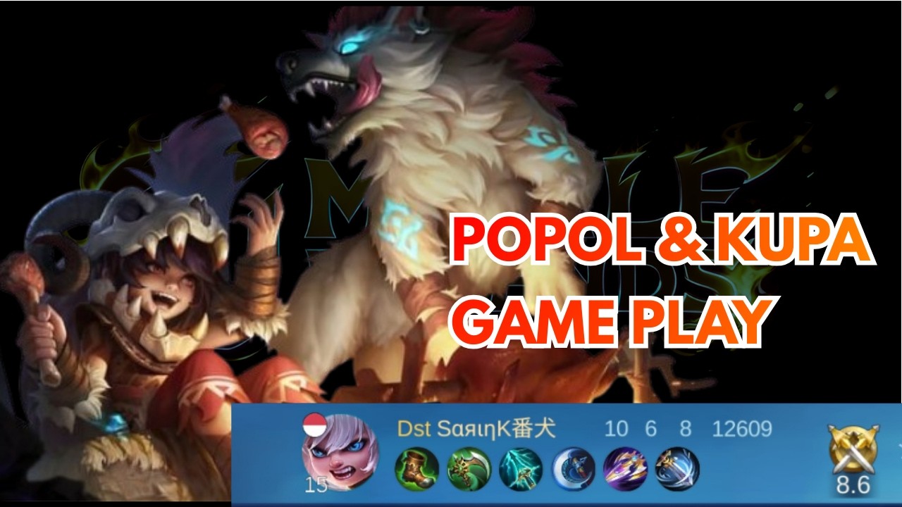 popol & kupa si penghancur turet | GAME PLAY MOBILEGEND