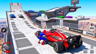 Superhero Formula Car Stunt GT Racing Mega Ramp Games 3D - Car Mega Ramp Game - Android Gameplay screenshot 4
