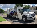 Burlington County Labrie Expert 2000 Garbage Truck Collection The Recycling On Summer Time