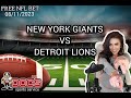 NFL Picks - New York Giants vs Detroit Lions Prediction, 8/11/2023 Preseason NFL Expert Best Bets