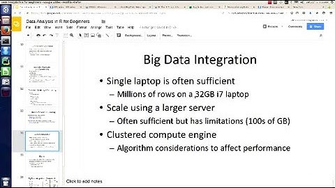 Part 7   Big Data Integration in R