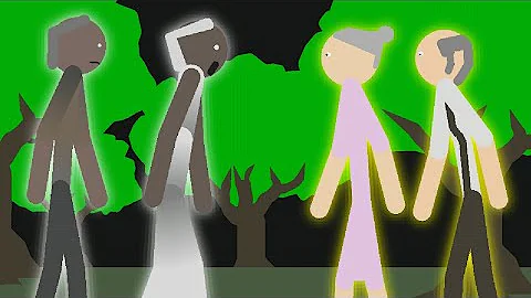 Granny and Grandpa VS Granny and Grandpa - Stickman Animation