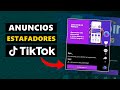 Estos ANUNCIOS de TIKTOK  NO SON REALES, no compartas tu información⚠️