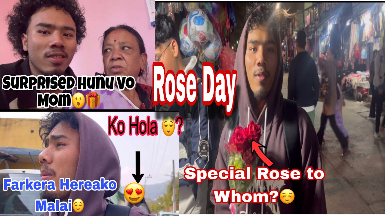 Rose Day Ma Special Rose Kasko Lagi Hola Tah🤗//Surprised for Mom🎁//