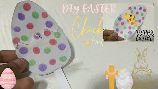 DIY Easter chick pop up card✨✝️🐣|*EASTER CRAFT*|#viral #begginerartist #video|@Glossonyt 