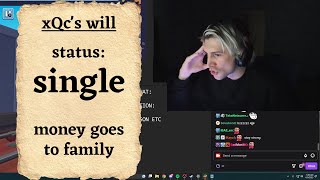 xQc says adept started all of this over a will