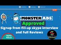 MonsterADS Cpa Account Approved and full reviews | cpa account approval |  Bangla tutorial