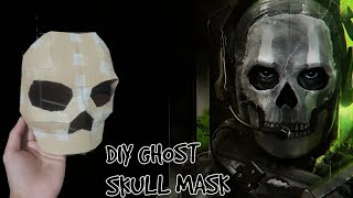 Make Ghost Skull Mask with Cardboard (DIY TUTORIAL WITH TEMPLATES)