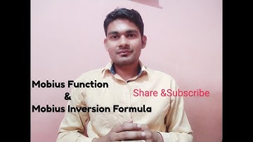Mobius Function | Mobius Inversion Formula | Number Theory by Manoj Yadav (NT-4)