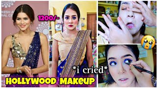 I Went to The *WORST* Reviewed ZENDAYA *Hollywood* Makeup Artist 🤮 I Cried 😭 Rs. 1200