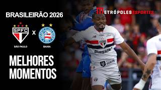 São Paulo 2 x 2 Bahia| Melhores Momentos | Brasileirão 2026