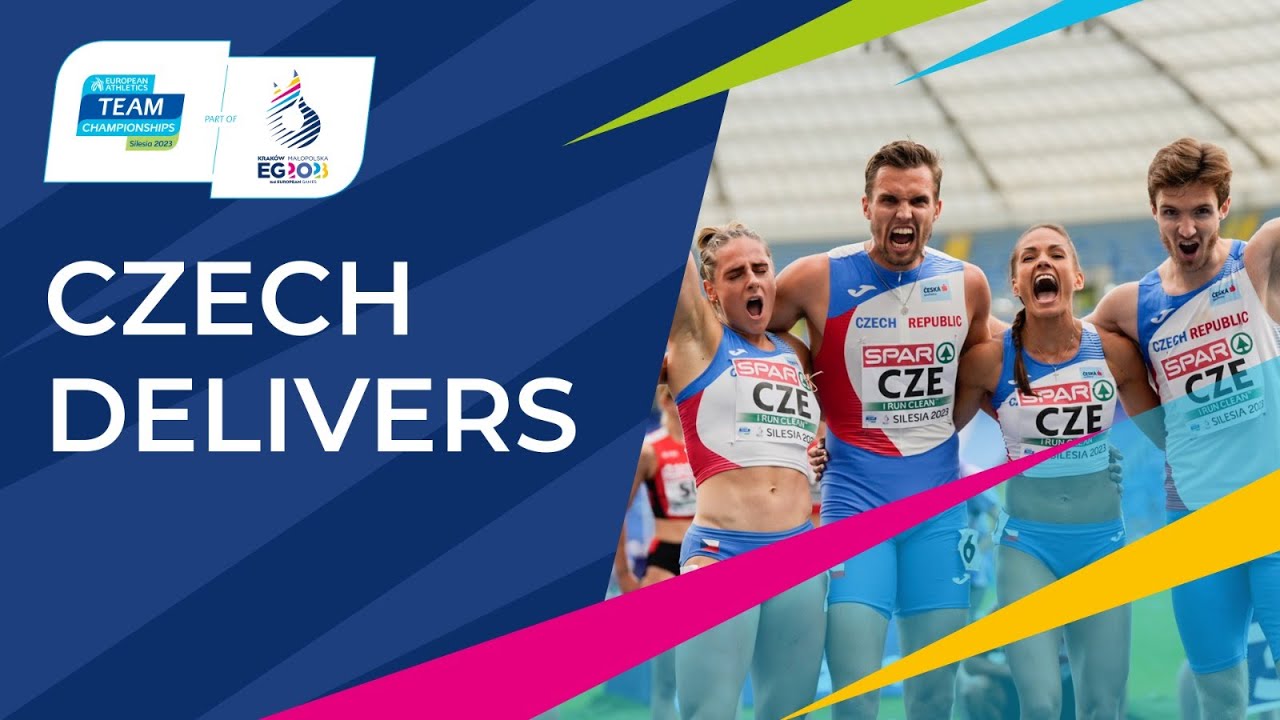 CZECH DELIVERS | Mixed 4x400m | Silesia 2023 European Athletics Team ...