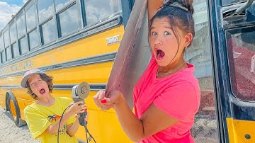 Building a Skoolie!! Removing the wall panels!! Vlog 3