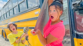 Building a Skoolie!! Removing the wall panels!! Vlog 3