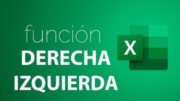 Función DERECHA e IZQUIERDA en Excel