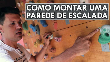 Como fazer molde de agarras para parede de escalada?