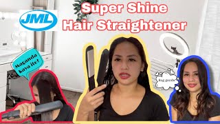 Trying my new hair straightener | JML Super Shine #straightener #senoritasapphire #jml #reviews