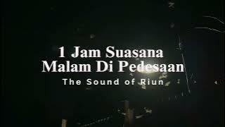 1 Hour of Rural Nature Sounds at Night | Bedtime Relaxation | Cricket Sounds | Silent Night