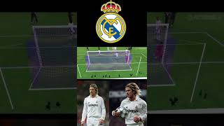 goal david beckham real madrid #realmadrid #football #easport #fifa