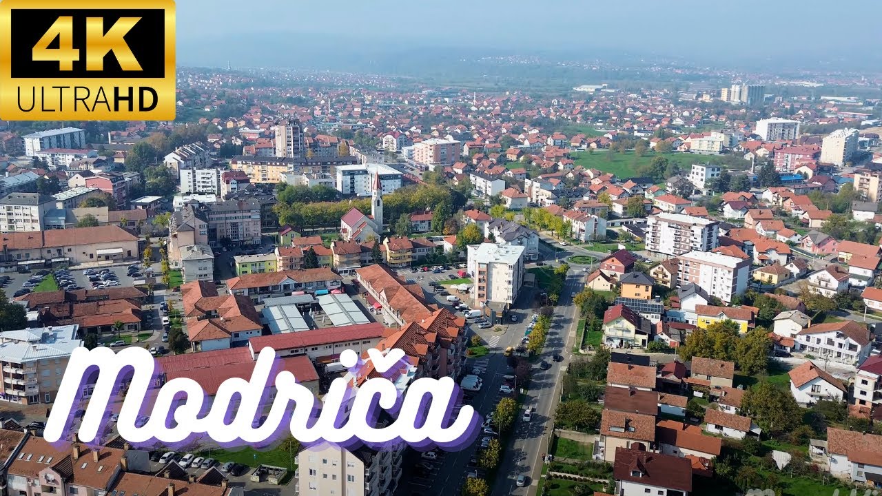 Modriča :  Snimka iz zraka / dron video (4K)