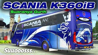 BUSSID V4.4.1 REAL SOUND SCANIA K360iB SUOS KALEM