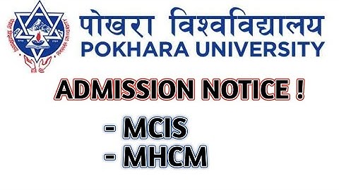 Faculty of Management Studies published notice about Admission for MCIS and MHCM !
