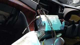 20系　ヴェルファイア　フリップダウンモニター取付　